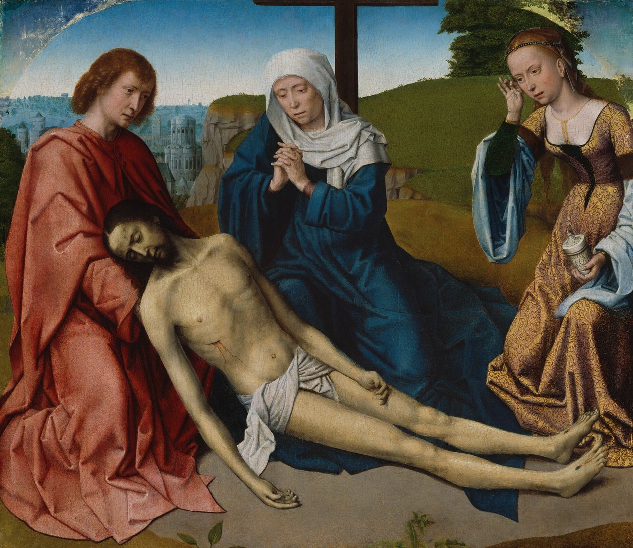 Klagesang over Kristi legeme af Gerard David