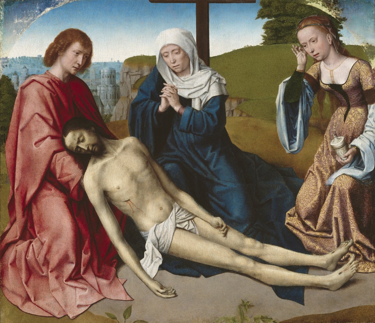 Klagesang over Kristi Legeme, ca. 1500 af Gerard David