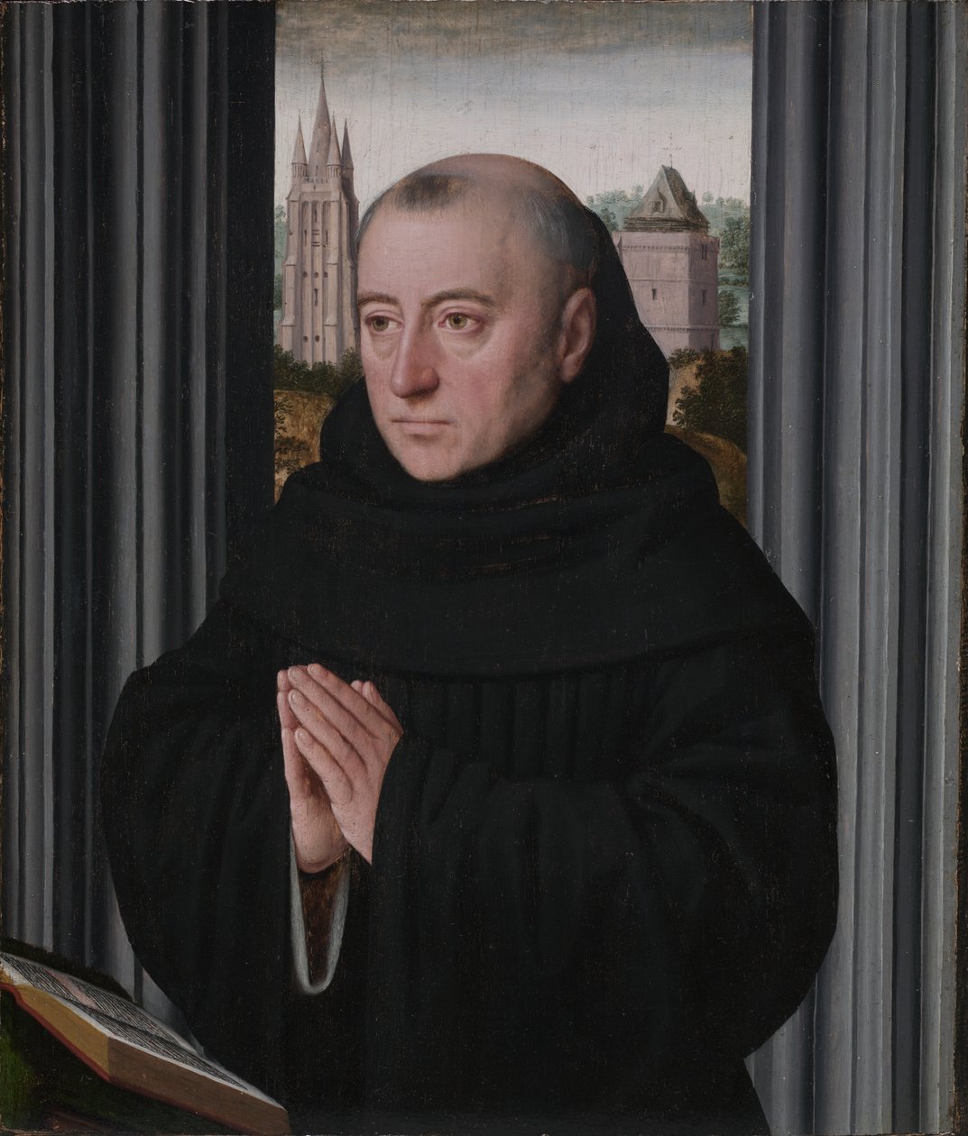 Portræt af en munk, begyndelsen af 1500-tallet (olie på træ) af Gerard David