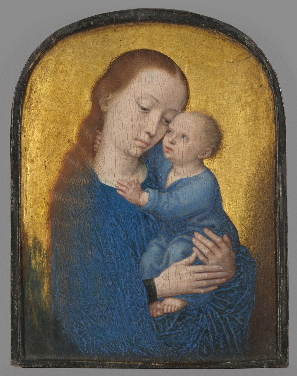Del af et diptykon: Jomfru Maria med barnet af Gerard David