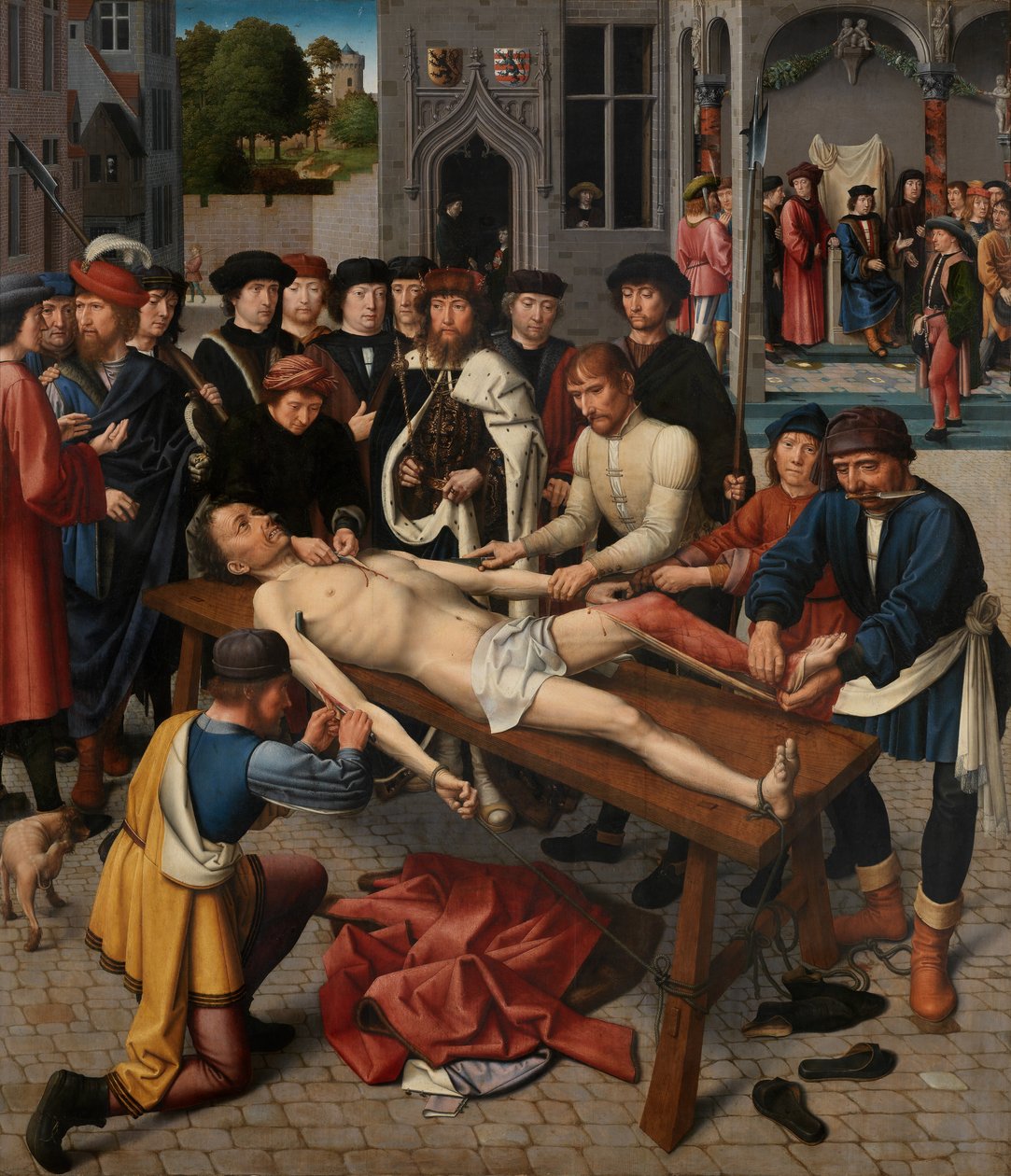 Affyringen af Sisamnes af Gerard David