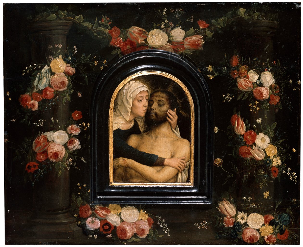Klagesangen over den døde Kristus, slutningen af det 15. eller begyndelsen af det 16. århundrede af Gerard David
