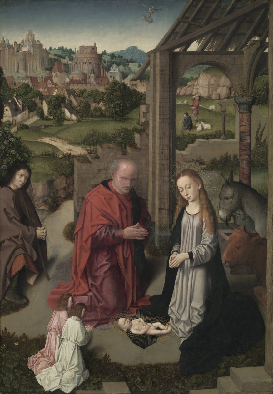 Fødselen, ca. 1485-90 af Gerard David