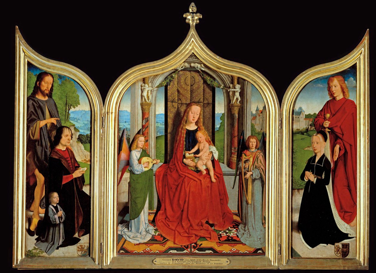 Triptykon af familien Sedano - Triptykon af familien Sedano ... af Gerard David