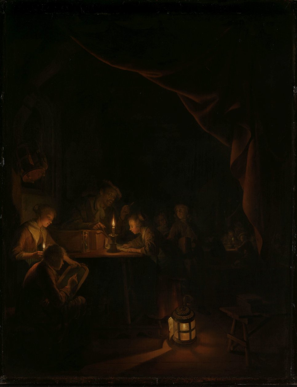 Natskolen af Gerrit Dou