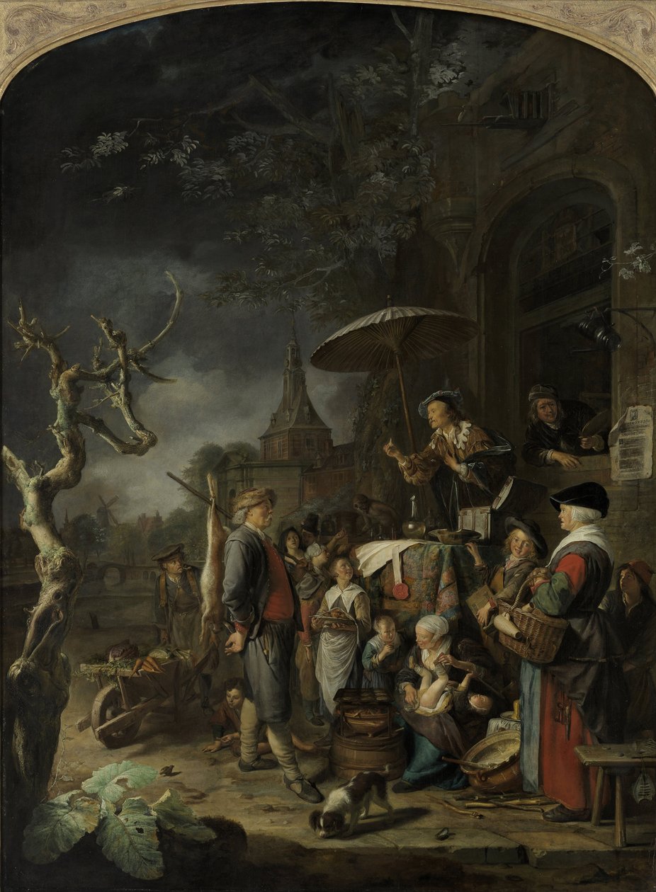Kvaksalveren, 1652 af Gerrit Dou