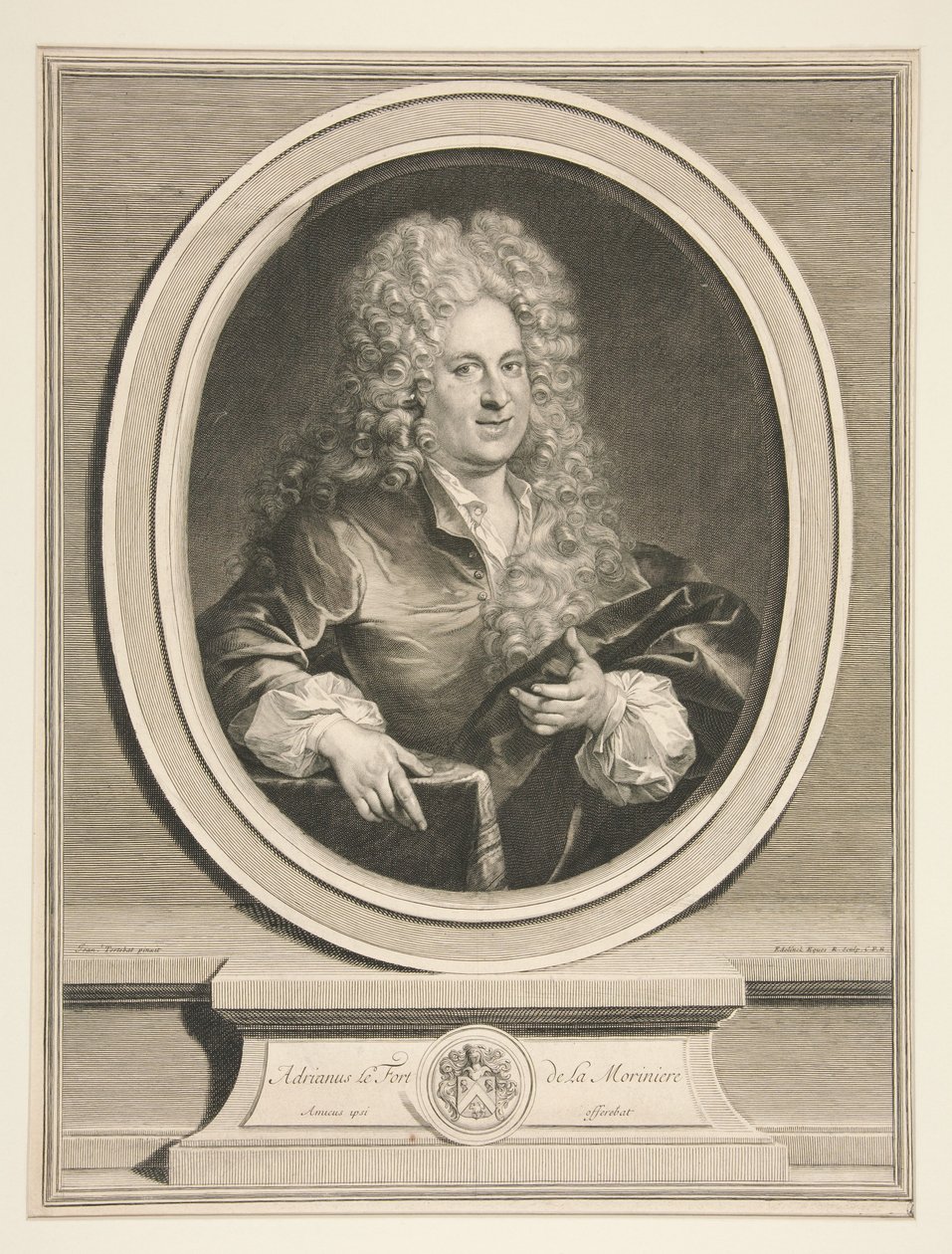 Adrien Claude Lefort de La Morinière af Gérard Edelinck