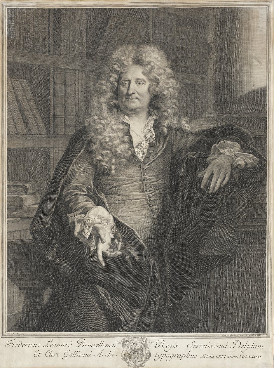 Frédéric Léonard af Gérard Edelinck