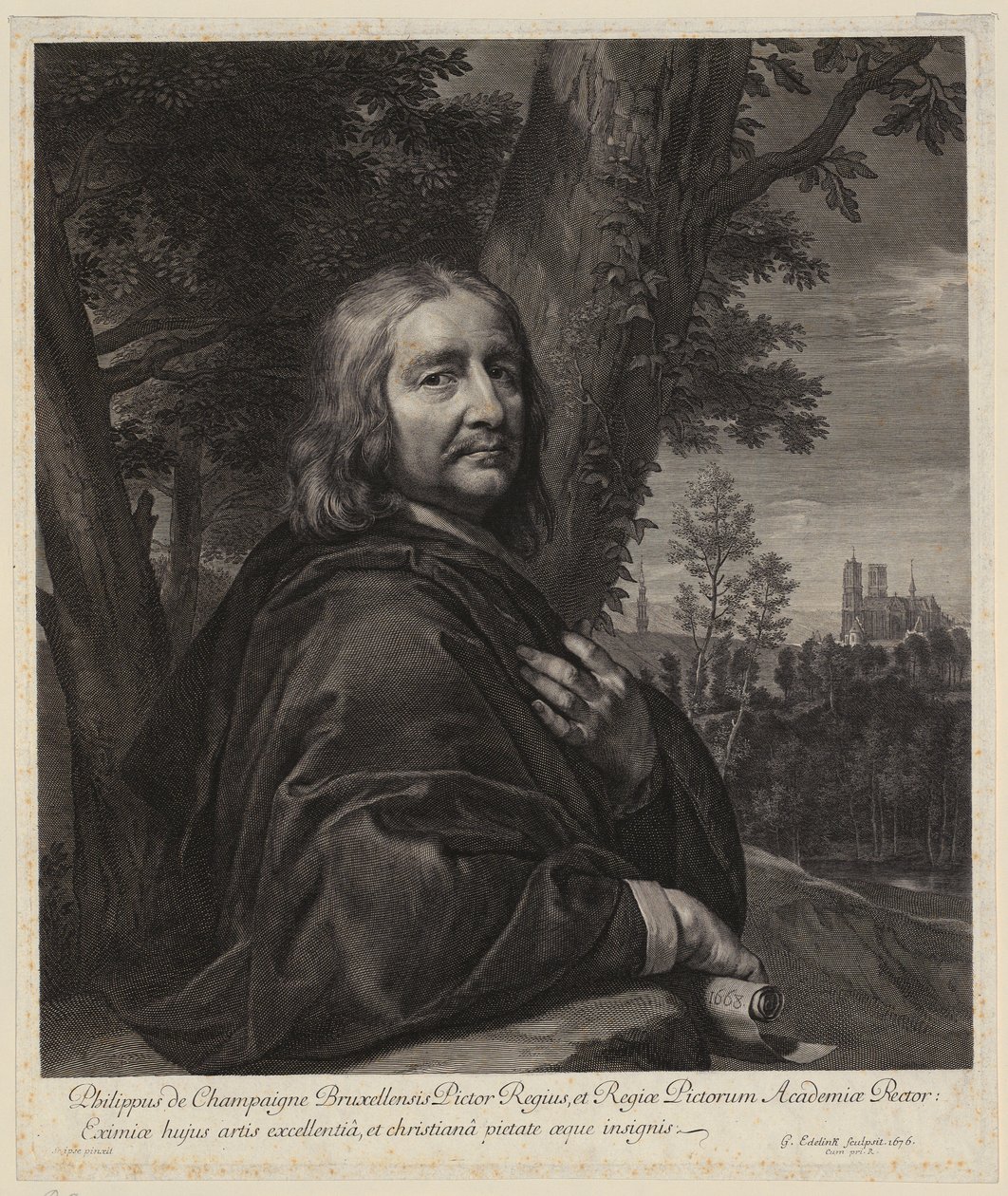 Den hellige Frans Xaver af Gérard Edelinck