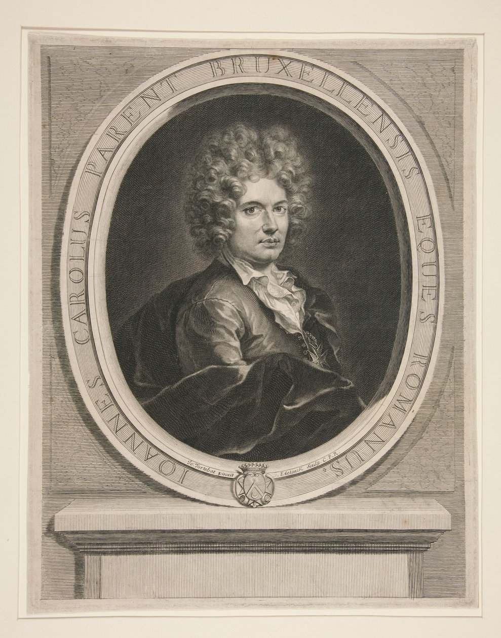Jean Charles Parent, borger i Bruxelles af Gérard Edelinck