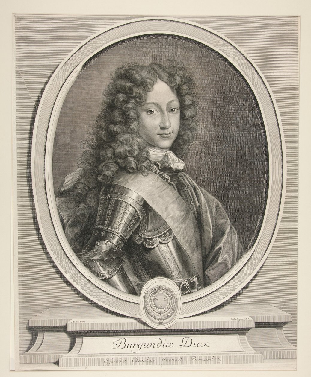 Louis, hertug af Burgund (1682–1712) af Gérard Edelinck