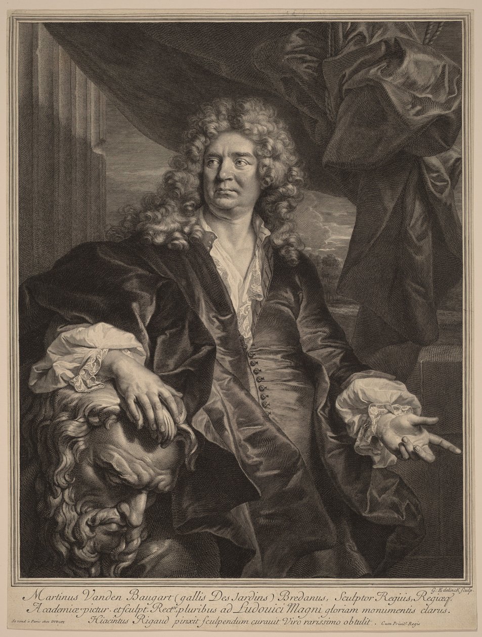 Martin Desjardins af Gérard Edelinck