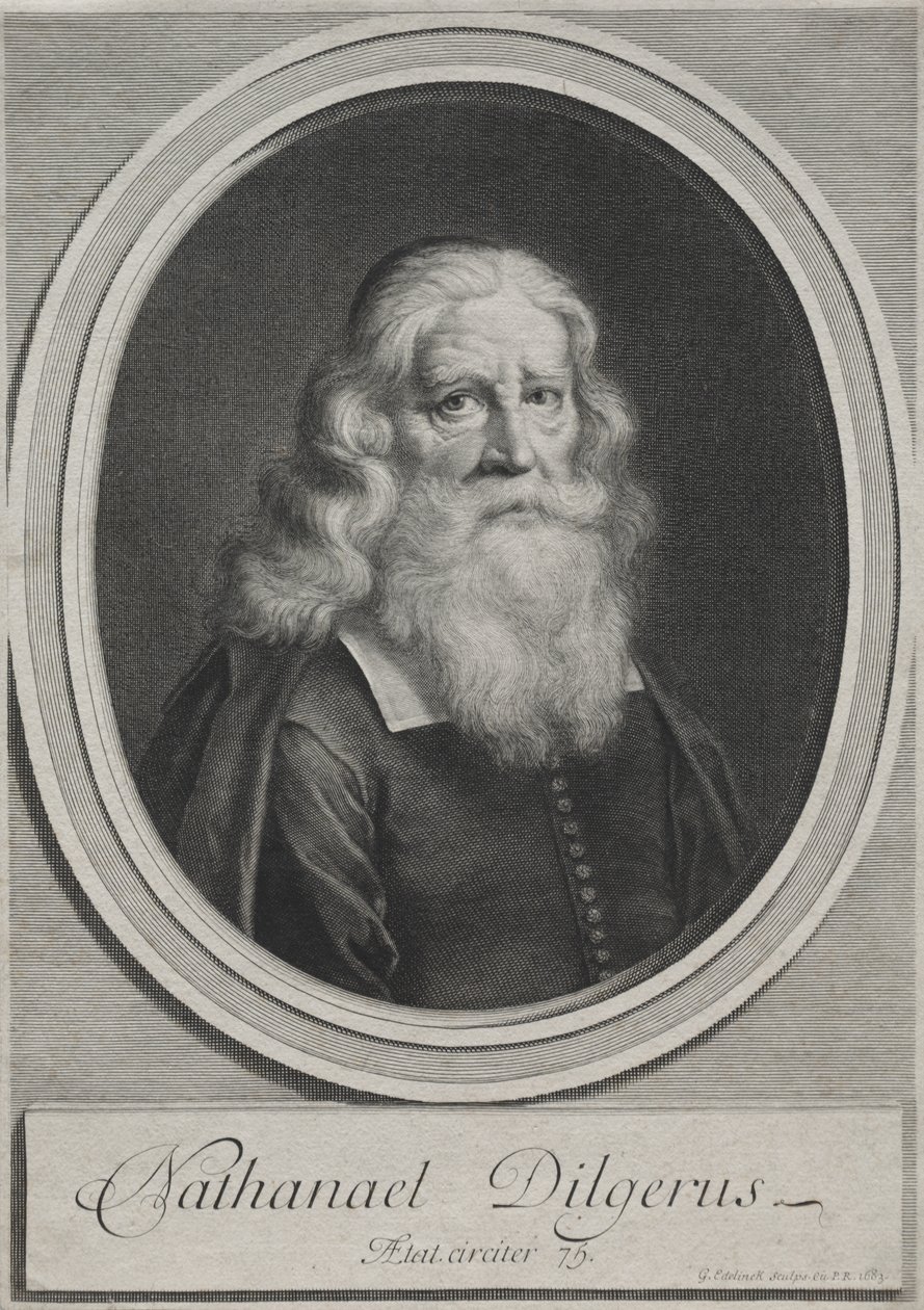 Nathanael Dilgerus, minister i Danzig af Gérard Edelinck