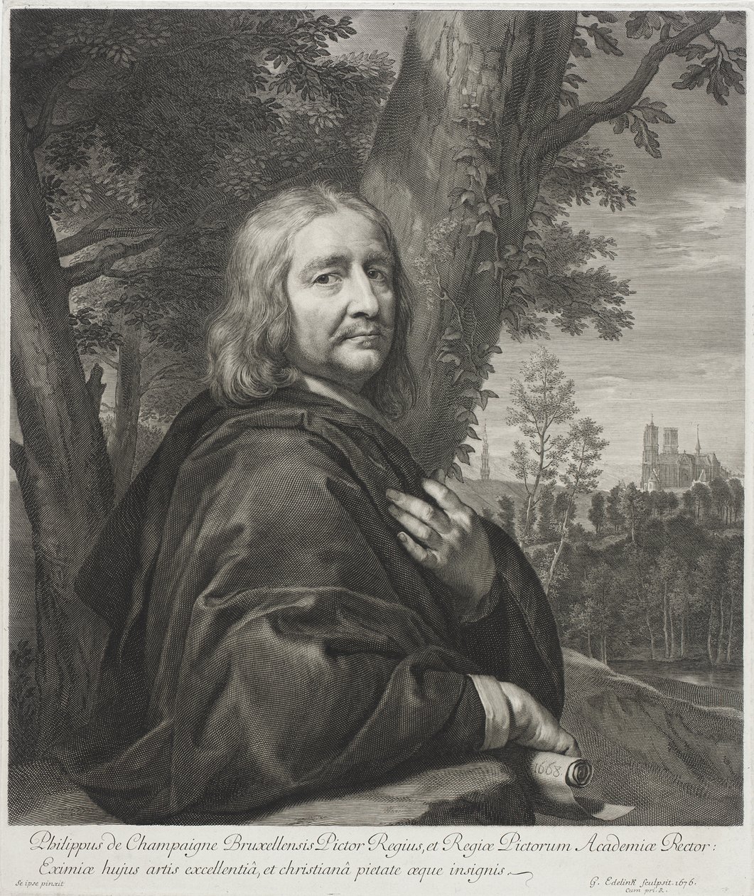 Philippe de Champaigne af Gérard Edelinck