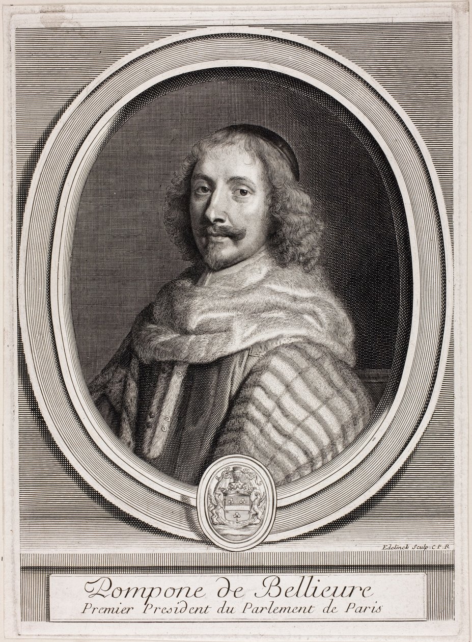 Pompon de Bellièvre af Gérard Edelinck