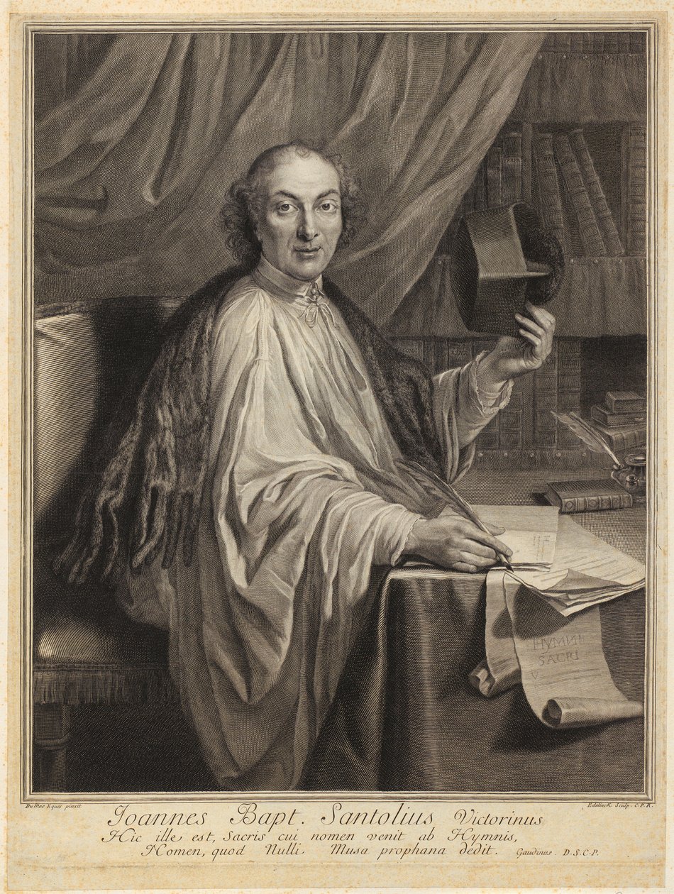 Portræt af Gerbrand van Leeuwen af Gérard Edelinck
