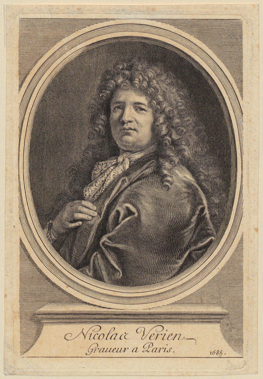 Portræt af Nicolas Verien af Gérard Edelinck