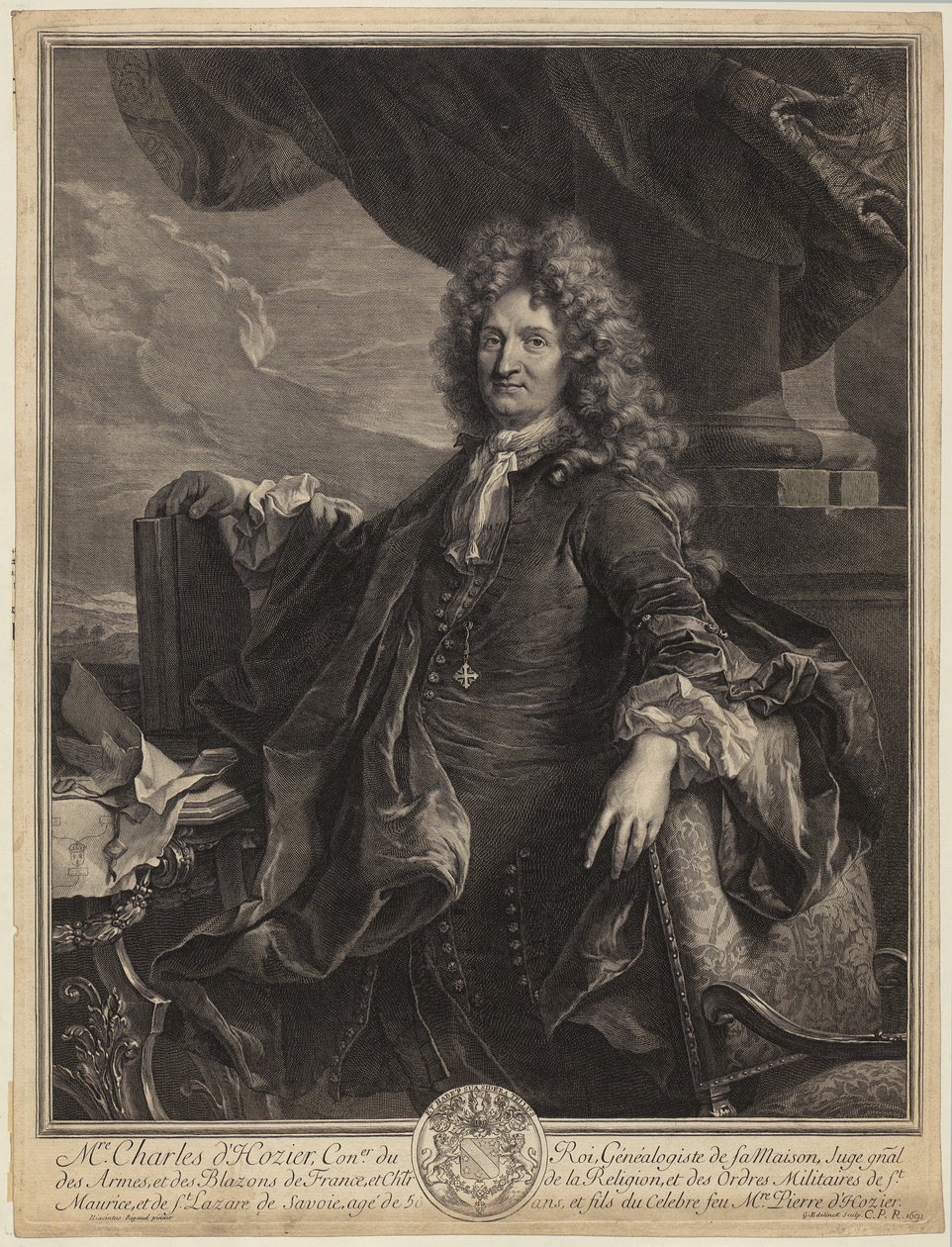 Smertenes Moder af Gérard Edelinck