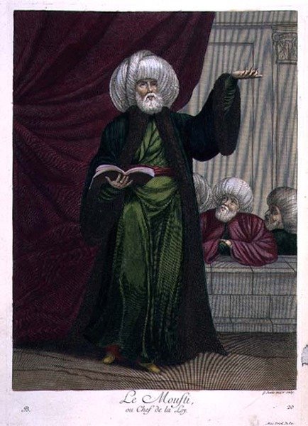 Muftien eller lovens mester af Gerard Jean Baptiste Scotin