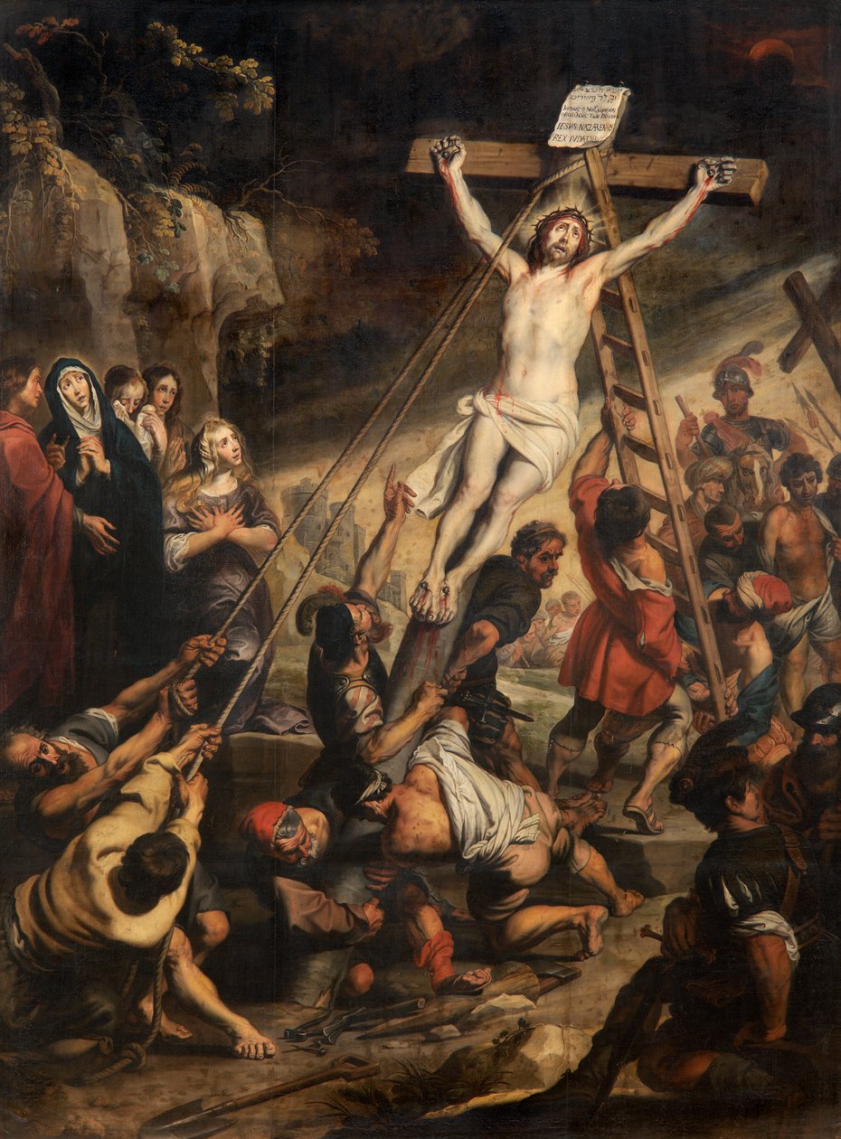 Korsløftning (olie på lærred) af Gerard Seghers