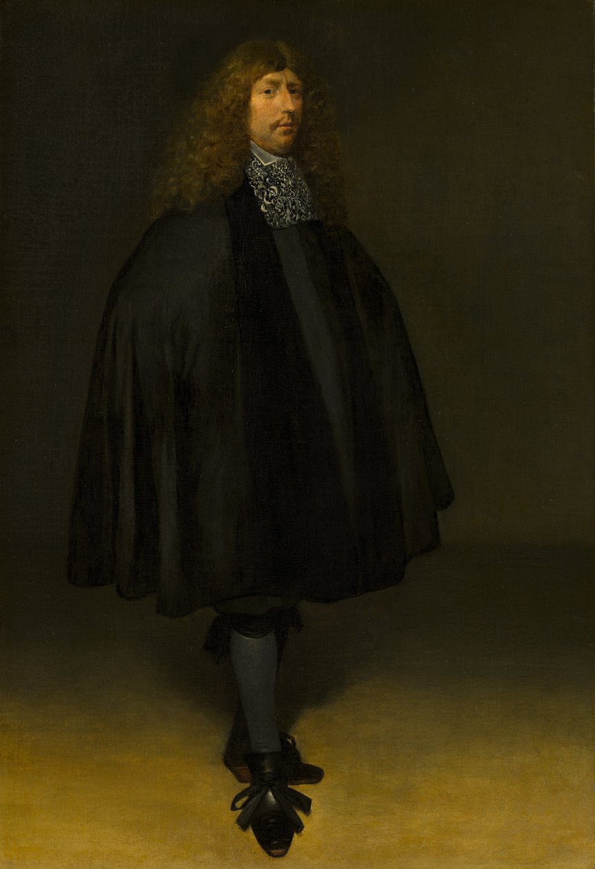 Selvportræt, ca 1668. af Gerard Ter Borch the Younger