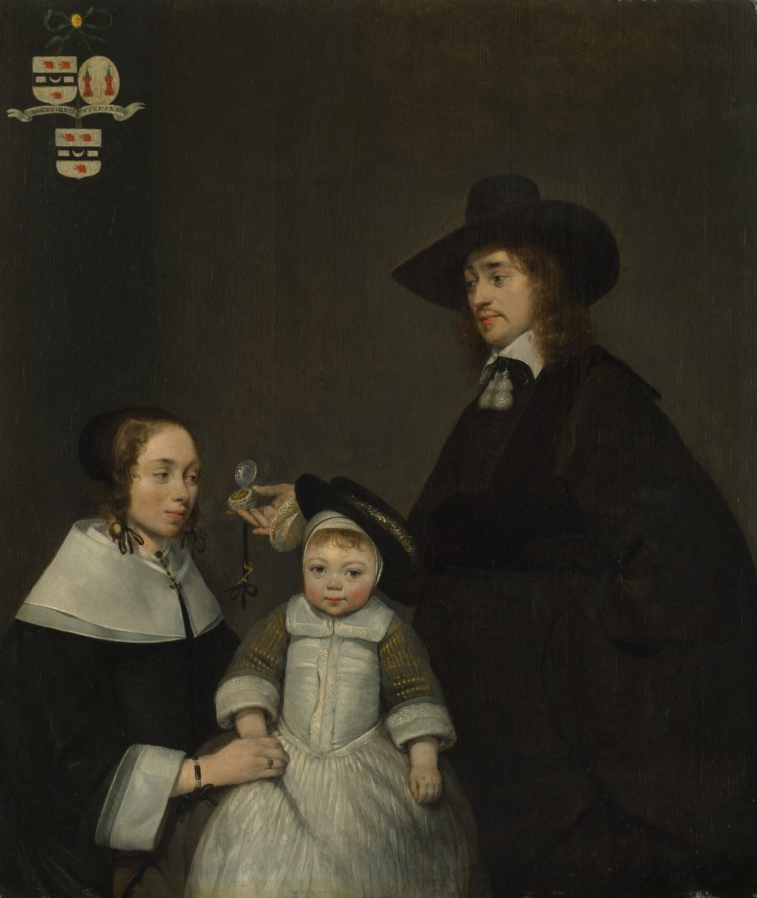 Familien Van Moerkerken, ca. 1653-54. af Gerard Terborch II