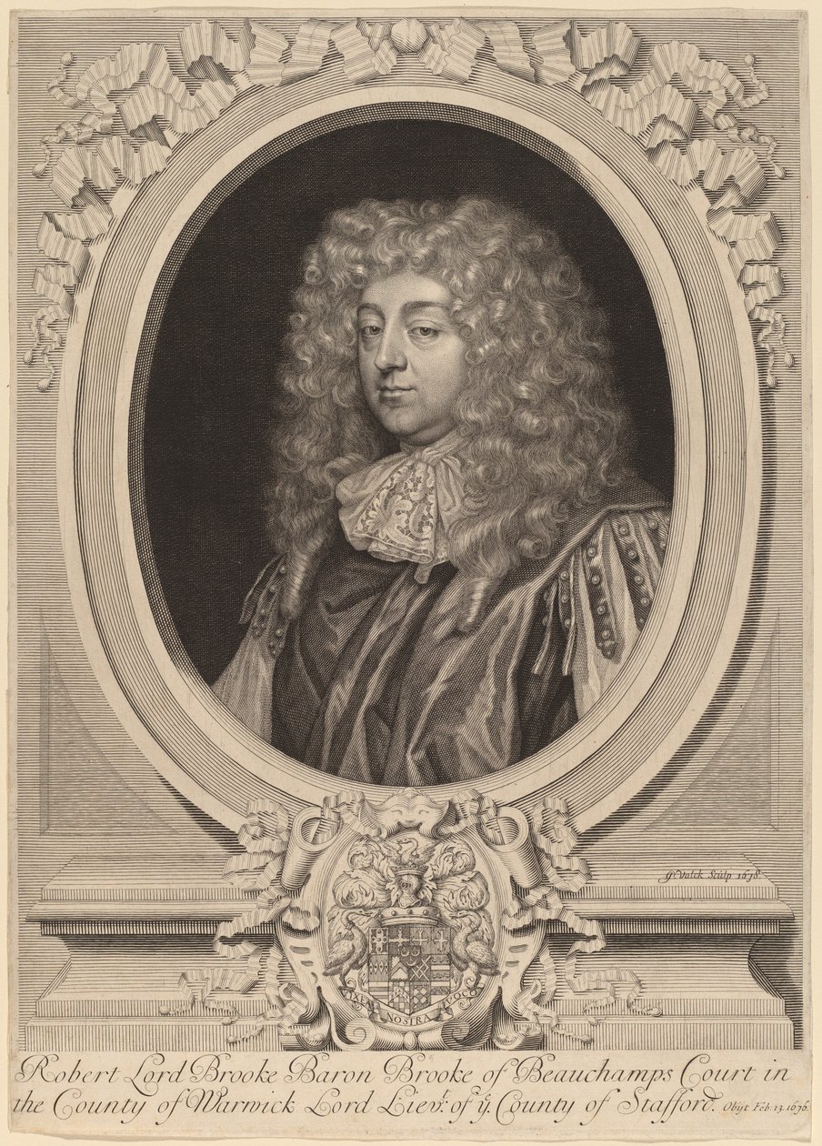 Robert Greville, Lord Brooke af Gerard Valck