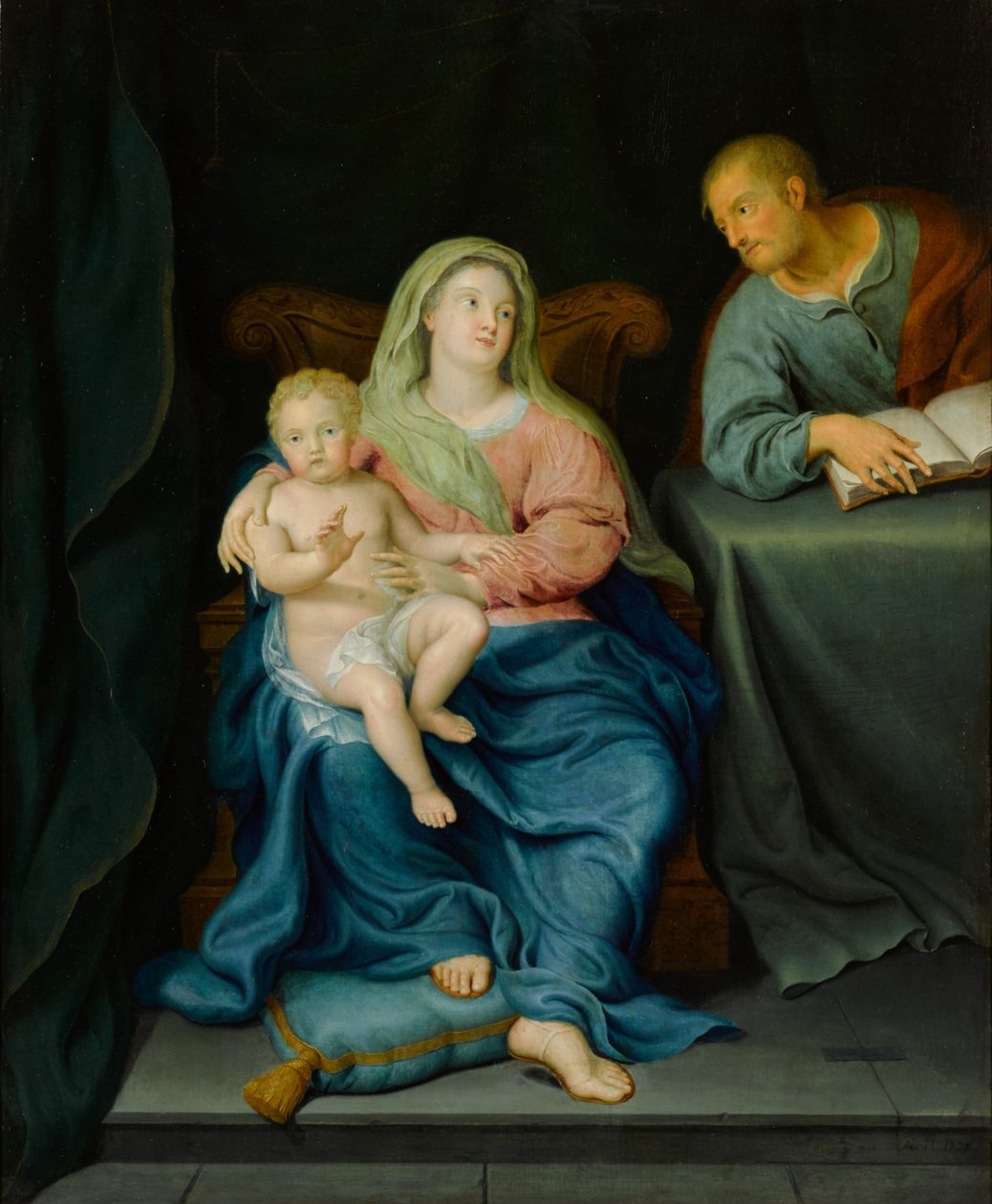 Den hellige familie derhjemme af Gerard Wigmana