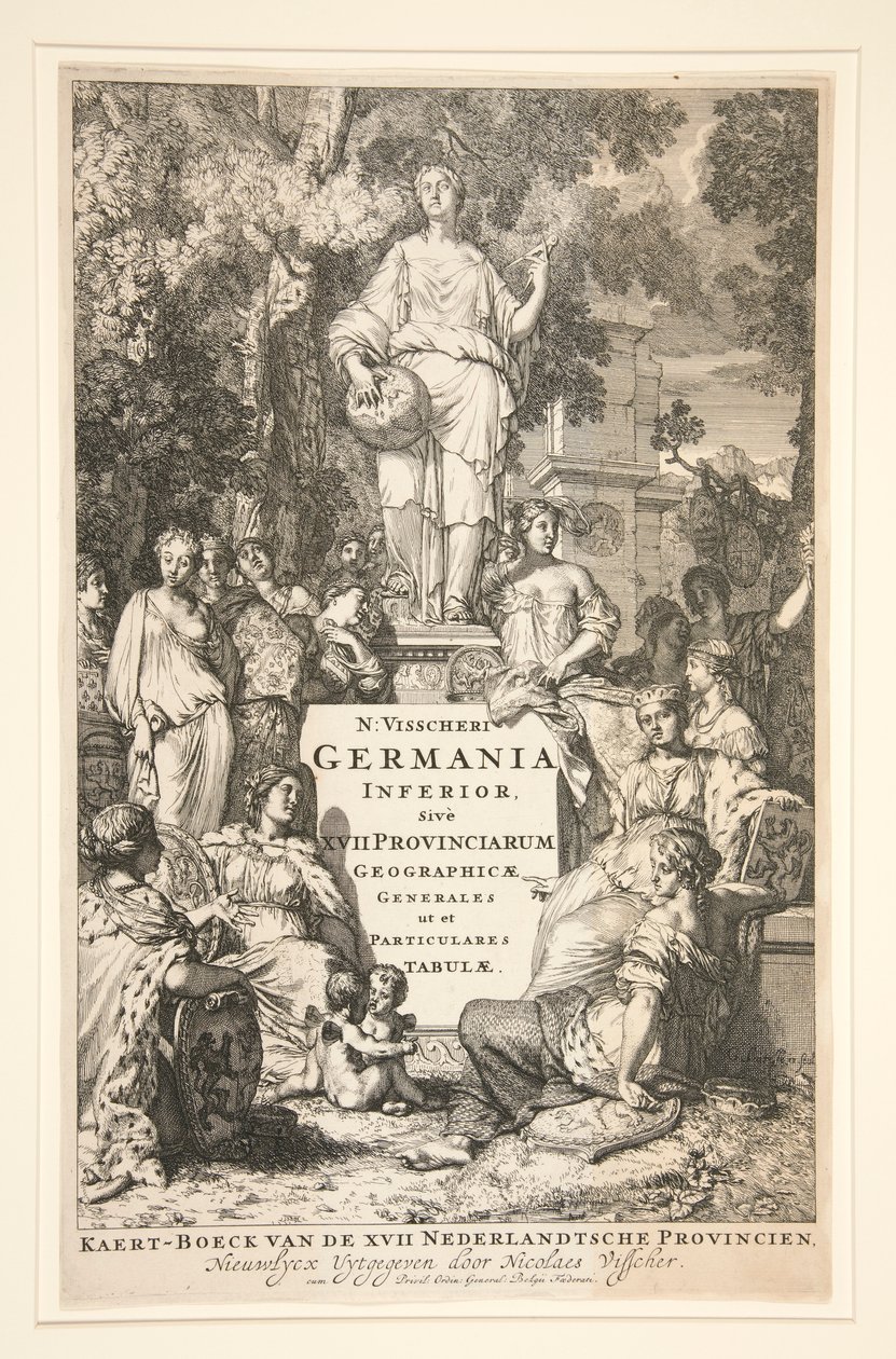 Nedre Tyskland eller de 17 provinser af Gerard de Lairesse