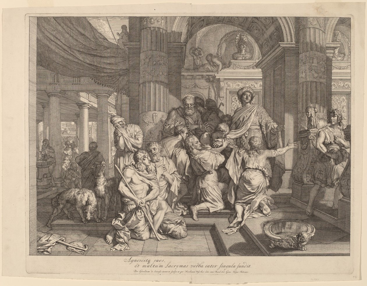 Joseph åbenbarer sig for sine brødre af Gerard de Lairesse