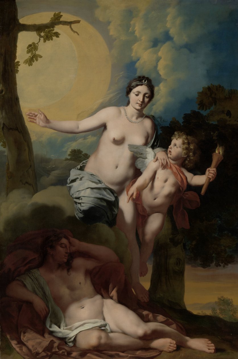 Selene og Endymion af Gerard de Lairesse