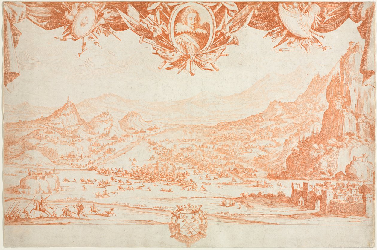 Kampen om Avigliamo af Gerard de Lairesse