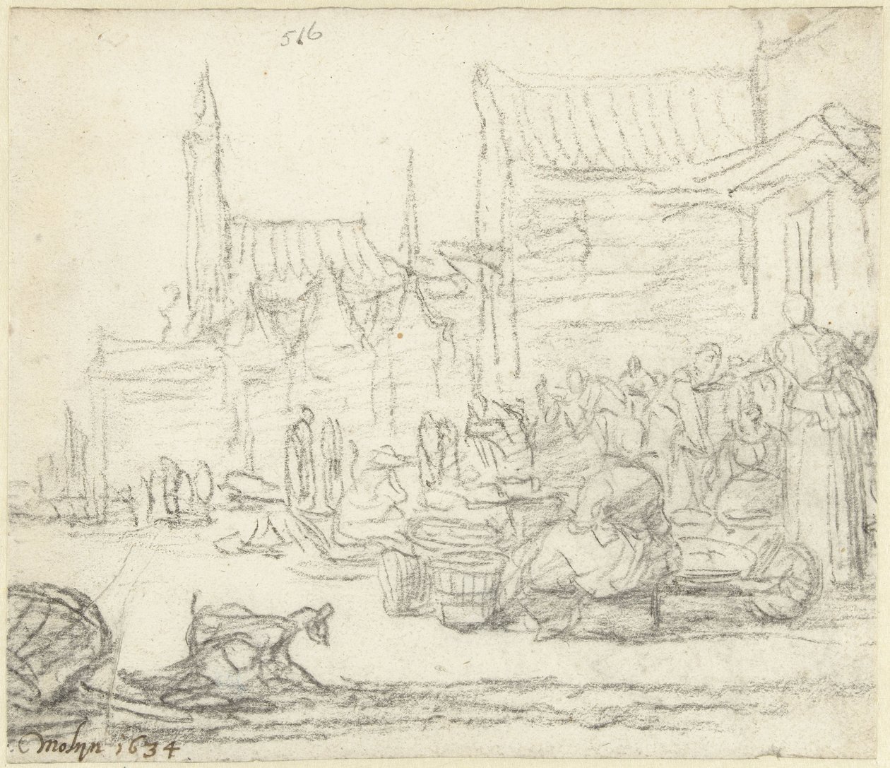 Markedsbræthjul af Gerard ter Borch (II)