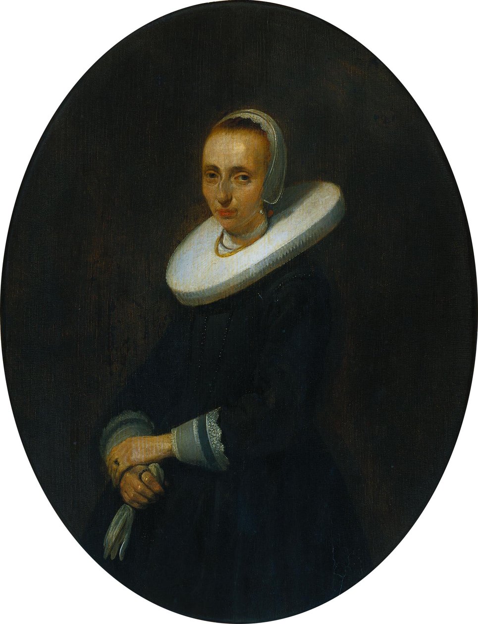 Johanna Bardoel (død efter 1667). Hustru til Gerard van der Schalcke af Gerard ter Borch