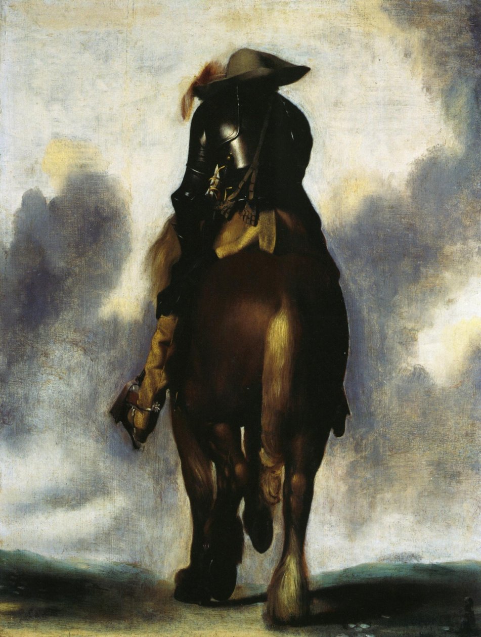 Mand på hesteryg, set bagfra af Gerard ter Borch