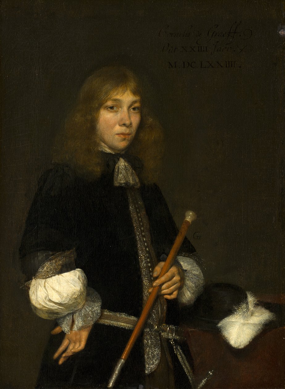 Portræt af Cornelis de Graeff (1650-1678) af Gerard ter Borch