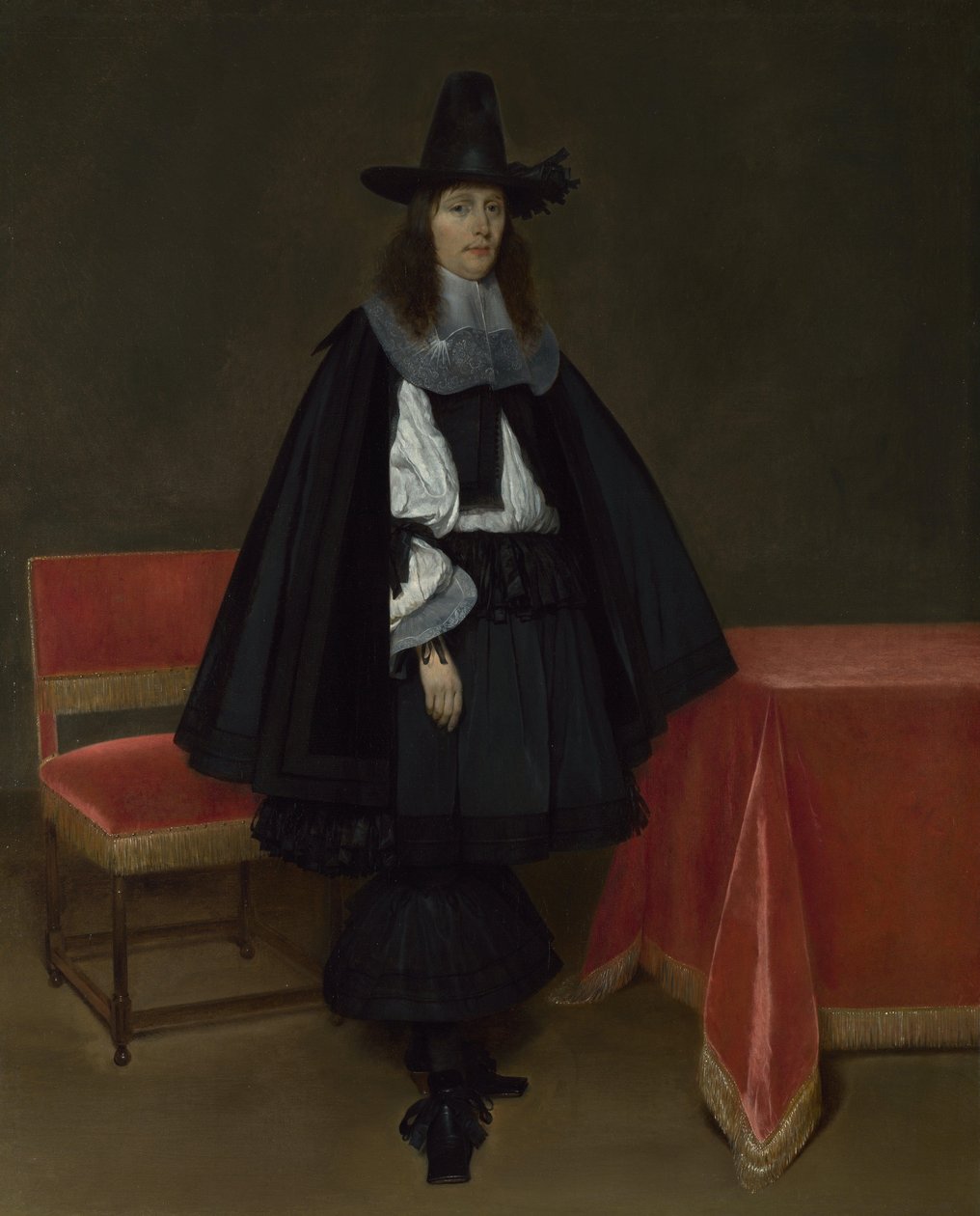 Portræt af en ung mand af Gerard ter Borch