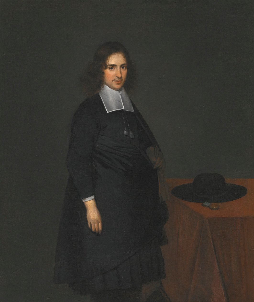 Portræt af en ung mand af Gerard ter Borch