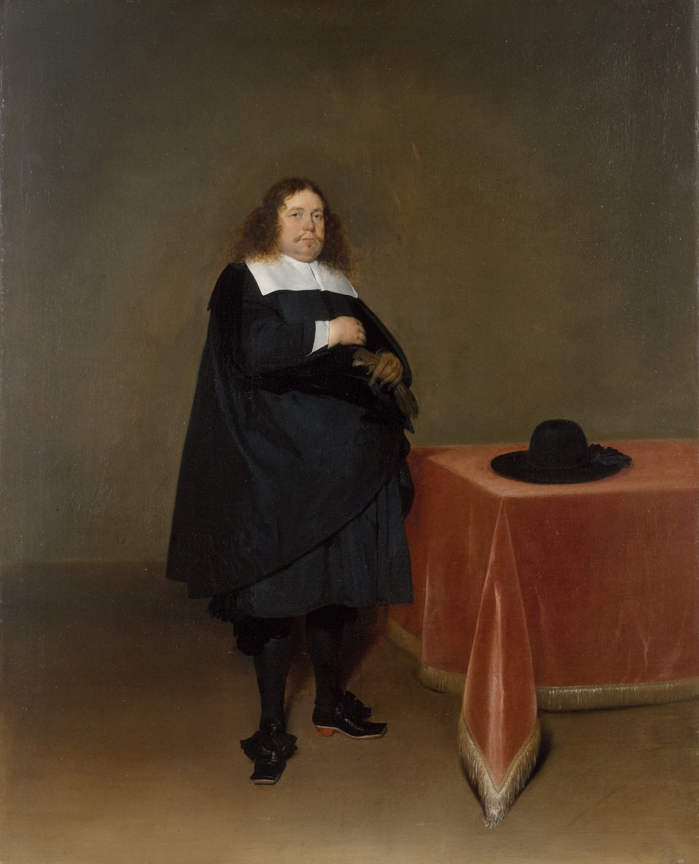 Borgmester Jan van Duren, c.1666-67 af Gerard ter Borch