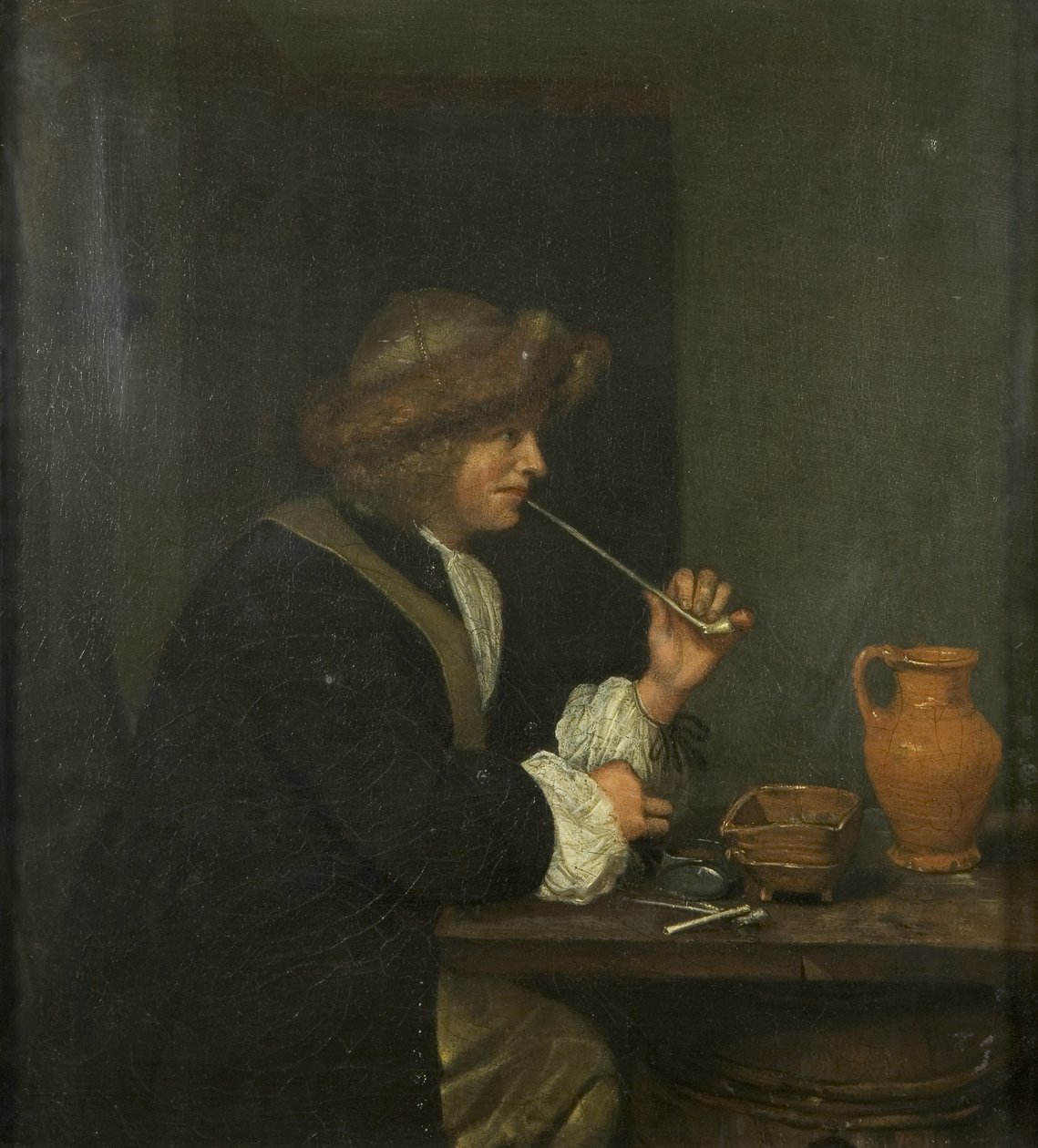 Mand ryger af Gerard ter Borch