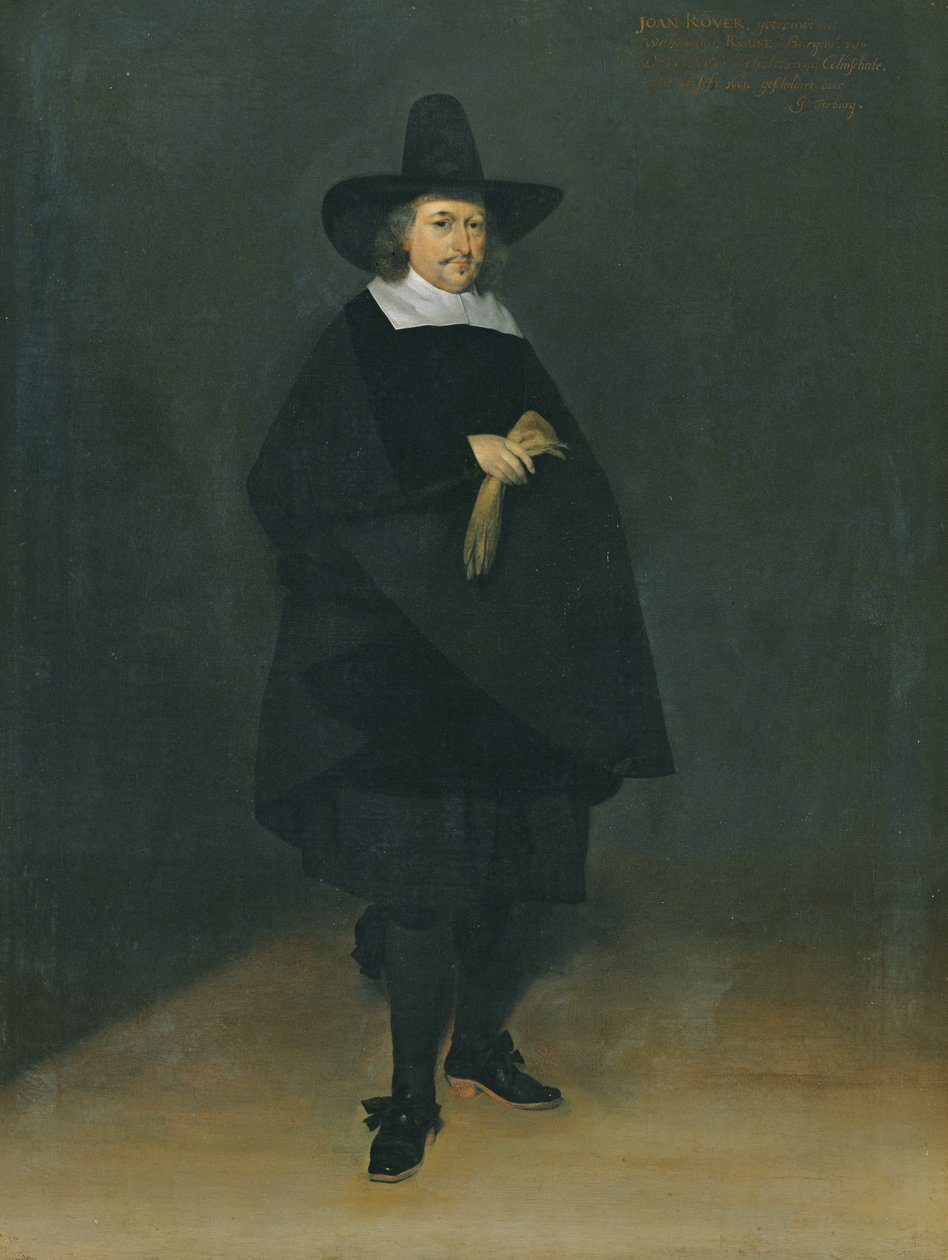Portræt af Burgermeister Jan Roever (1610-61) af Gerard ter Borch