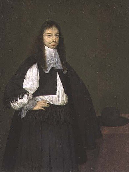 Portræt af en gentleman, ca. 1667-8 (for par se 64506) af Gerard ter Borch