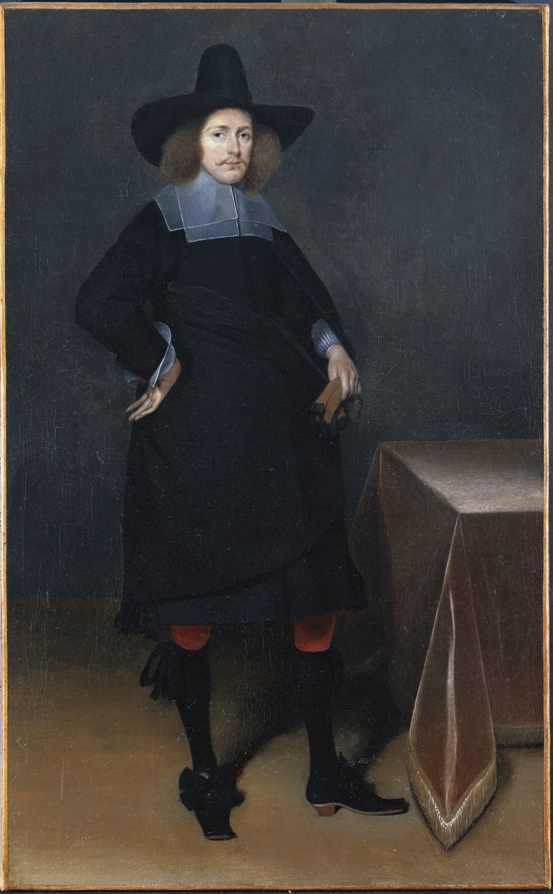 Portræt af en herre af Gerard ter Borch