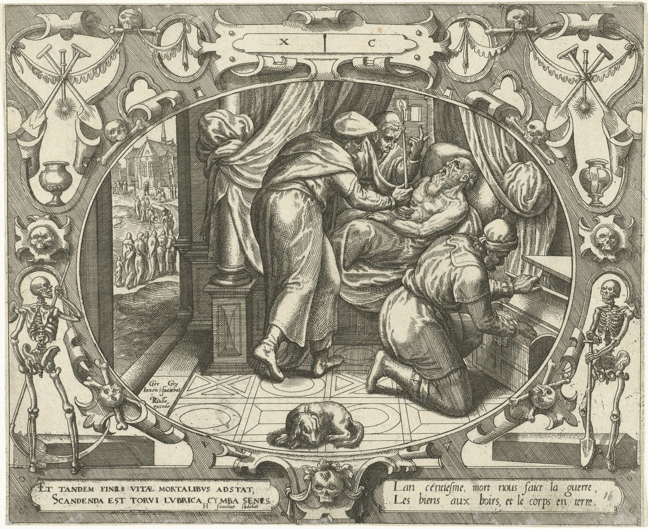 Mand i en alder af hundrede Ten Ages of Man (serietitel) af Gerard van Groeningen