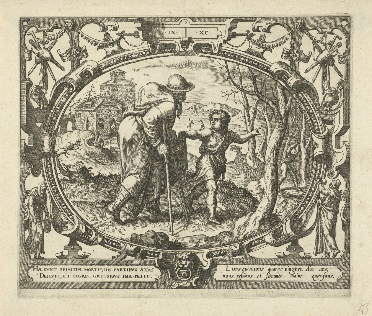 Mand i en alder af halvfems Ten Ages of Man (serietitel) af Gerard van Groeningen