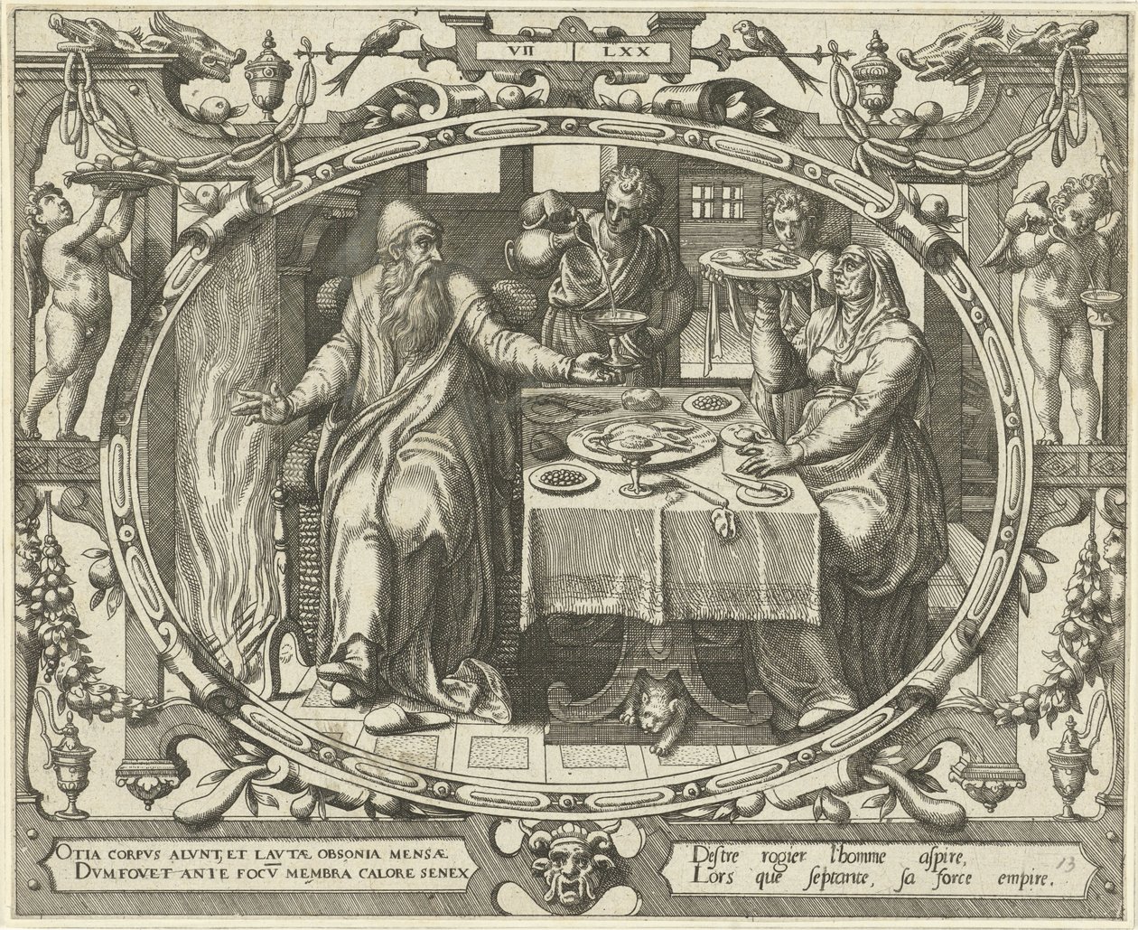 Mand i en alder af halvfjerds Ten Ages of Man (serietitel) af Gerard van Groeningen
