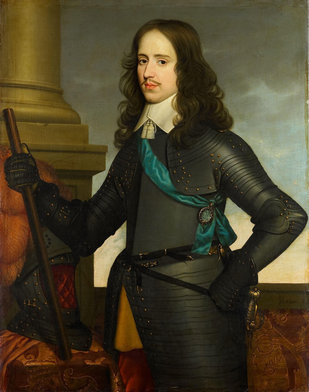 Portræt af Willem II (1626-1650), Prins af Orange af Gerard van Honthorst (workshop of)
