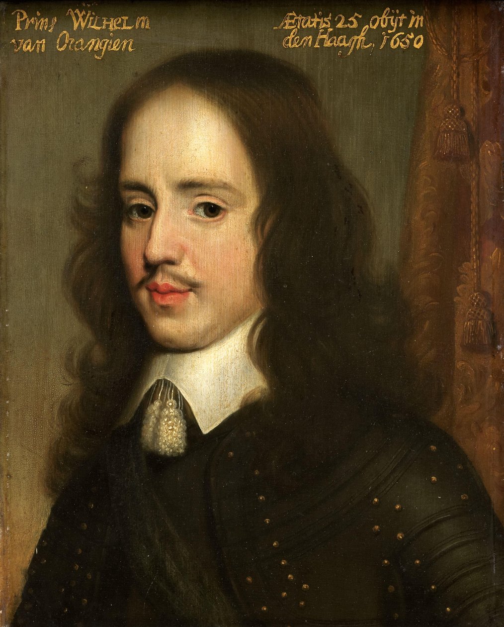Portræt af William II, Prins af Orange af Gerard van Honthorst (workshop of)