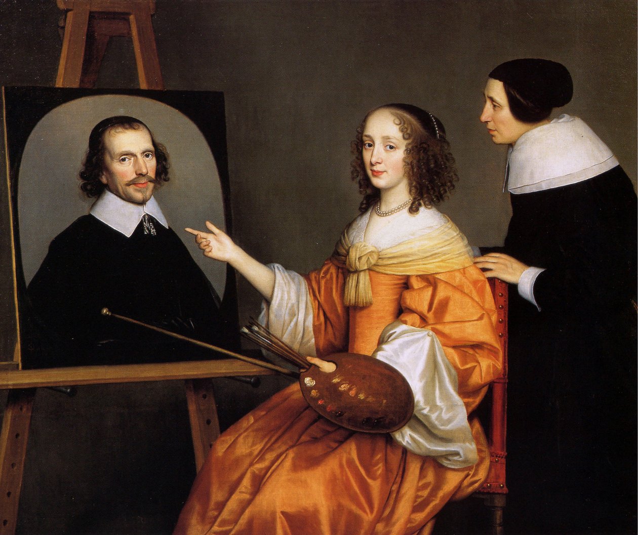 Hollandsk: Margaretha Maria de Roodere (ca. 1625-1666) Margaretha Maria de Roodere (ca. 1625-1666) af Gerard van Honthorst