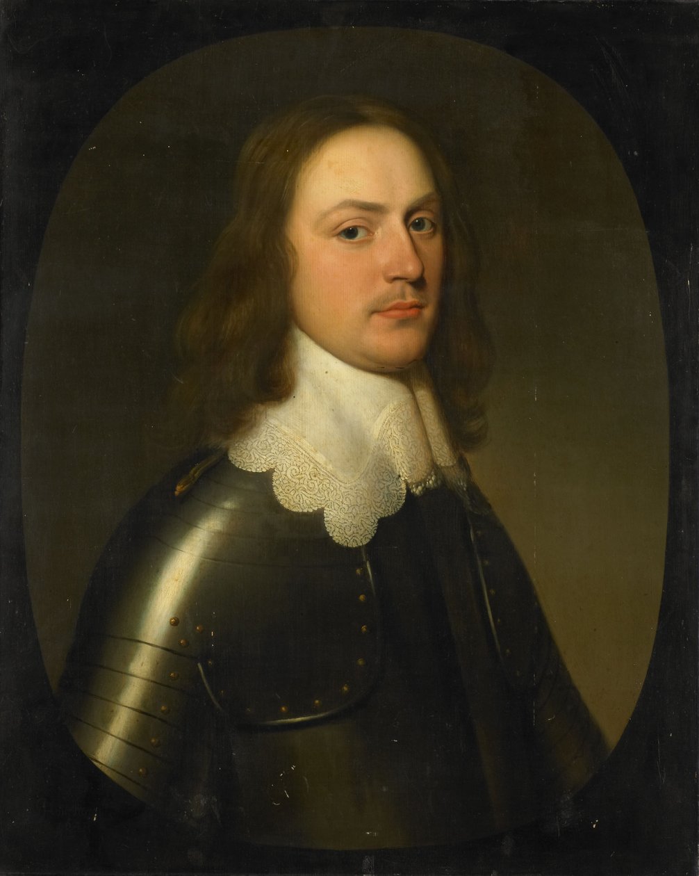Hollandsk: Portræt af en officer Portræt af en officer af Gerard van Honthorst